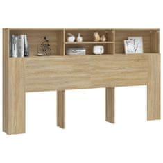 Vidaxl Vzglavna omarica sonoma hrast 180x19x103,5 cm