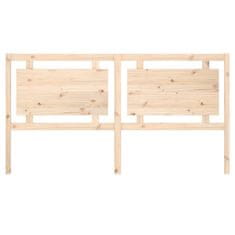 Vidaxl Posteljno vzglavje 185,5x4x100 cm trdna borovina