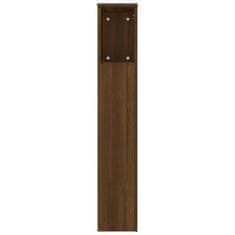 Vidaxl Vzglavna omarica rjavi hrast 180x18,5x104,5 cm