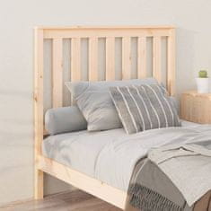 Vidaxl Posteljno vzglavje 106x6x101 cm trdna borovina
