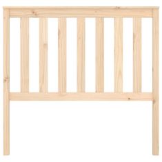 Vidaxl Posteljno vzglavje 106x6x101 cm trdna borovina