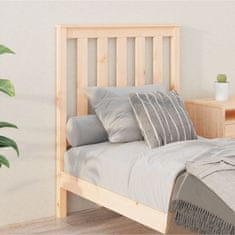 Vidaxl Posteljno vzglavje 81x6x101 cm trdna borovina