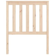 Vidaxl Posteljno vzglavje 81x6x101 cm trdna borovina