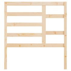 Vidaxl Posteljno vzglavje 96x4x104 cm trdna borovina