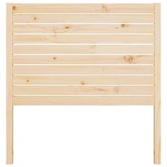 Vidaxl Posteljno vzglavje 96x4x100 cm trdna borovina
