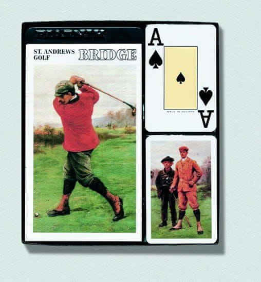 Piatnik St. Andrews Golf Bridge Set (Large Index)
