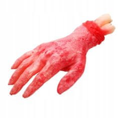 Korbi Silikonska Halloween Roka z Vidno Kostjo