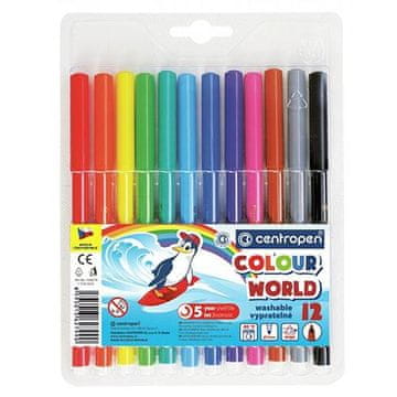 Alum online Markerji Centropen Colour world - 12 kos