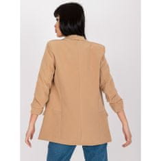 ITALY MODA Ženska jakna s 3/4 rokavi ADELA rjava DHJ-MA-7684.15P_385681 S
