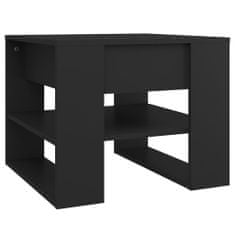 shumee Kavna mizica, črna, 55,5x55x45 cm, material na osnovi lesa