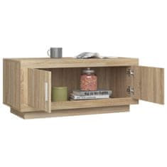 Vidaxl Klubska mizica sonoma hrast 102x50x45 cm konstruiran les