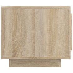 Vidaxl Klubska mizica sonoma hrast 102x50x45 cm konstruiran les