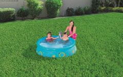 Bestway Otroški bazen z napihljivim robom in prho