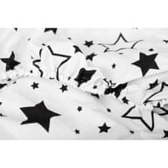 Sensillo potiskana rjuha za otroško posteljico 120x60 cm zvezde