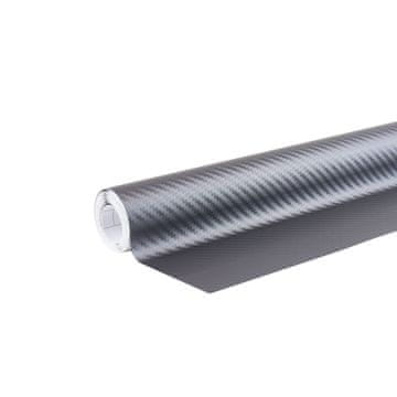 AMIO Samolepilna folija CARBON 3D siva 150cm x 30cm