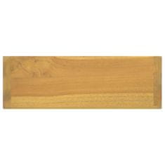 Vidaxl Omarica z ogledalom 30x10x40 cm trdna tikovina