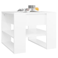 shumee Kavna mizica, bela, 55,5x55x45 cm, material na osnovi lesa