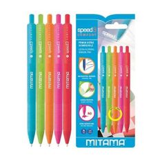 MITAMA Set kemičnih svinčnikov 5 barv