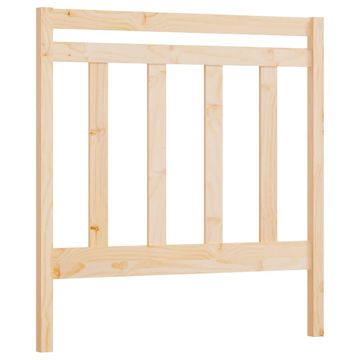 Vidaxl Posteljno vzglavje 96x4x100 cm trdna borovina