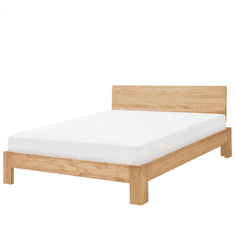Beliani Lesena postelja z rešetkami 160x200 cm ROYAN