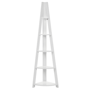 Beliani Bela vogalna polica v obliki lestve MOBILE SOLO