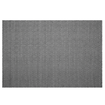 Beliani Zunanja črno-bela preproga 140 x 200 cm IMIRCIK