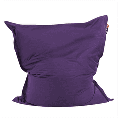 Beliani Vreča za sedenje 140x180 cm vijolična FUZZY