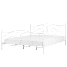 Beliani Bela kovinska postelja z okvirjem 180 x 200 cm DINARD