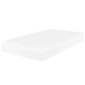 Beliani Vzmetnica iz pene s snemljivo prevleko 90 x 200 cm PEARL
