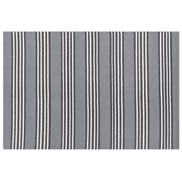 Beliani Zunanja preproga 160 x 230 cm siva SAUGOR