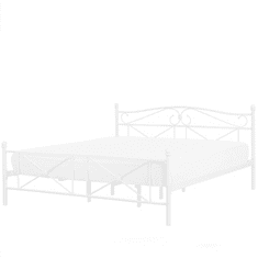 Beliani Bela kovinska postelja z okvirjem 180 x 200 cm RODEZ