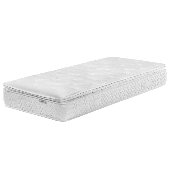 Beliani Hipoalergena vzmetnica srednje trda 90 x 200 cm LUXUS