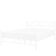 Beliani Bela kovinska postelja z okvirjem 160 x 200 cm RODEZ