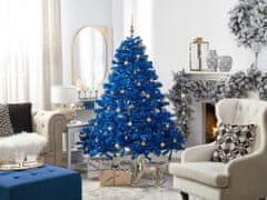 Beliani Božično drevo 180 cm modro FARNHAM