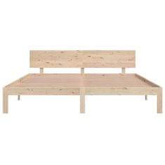 Vidaxl Posteljni okvir iz trdnega lesa 180x200 cm 6FT
