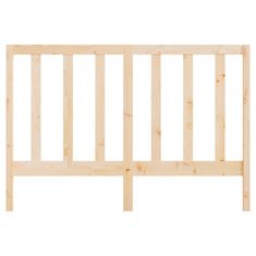 Vidaxl Posteljno vzglavje 146x4x100 cm trdna borovina