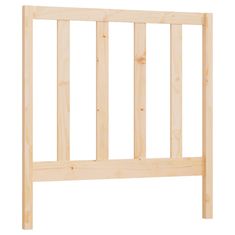 Vidaxl Posteljno vzglavje 106x4x100 cm trdna borovina