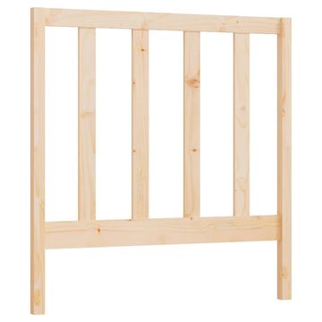 Vidaxl Posteljno vzglavje 81x4x100 cm trdna borovina