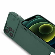 MG Privacy Lens silikonski ovitek za Motorola Moto G71 4G / 5G, zelena