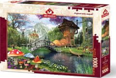 Art puzzle Puzzle Pravljična hiša v starem čevlju 1000 kosov
