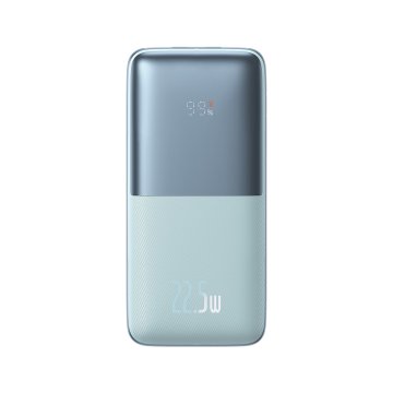 shumee Bipow Pro power bank 10000mAh 22,5W + USB kabel 3A 0,3m modra