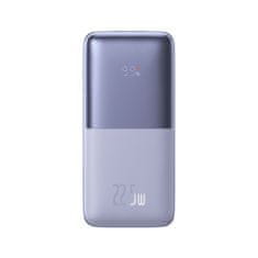 shumee Bipow Pro powerbank 10000mAh 22,5W + USB kabel 3A 0,3m vijoličen