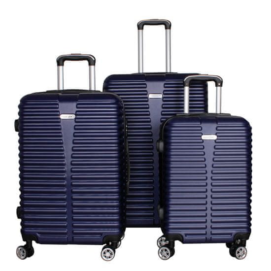 Linder Exclusiv Set potovalnih kovčkov MC3077 Blue