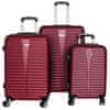 Linder Exclusiv Set potovalnih kovčkov MC3079 Red