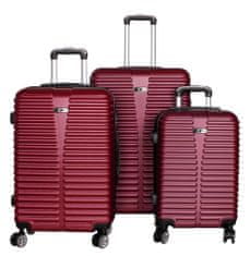 Set potovalnih kovčkov MC3079 Red