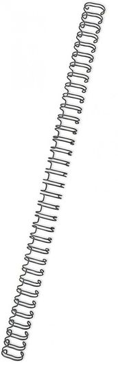 GBC žična špirala, 14mm, 3:1, črna, do 125L (RG810910)