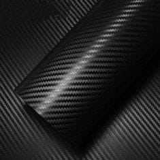 Mstyling Karbonska folija za avto 3D črna 100x150cm vododporna brez mehurčkov