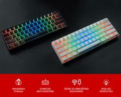 Thor 660 gaming tipkovnica, mehanska, USB-C, Bluetooth, RGB LED, črna