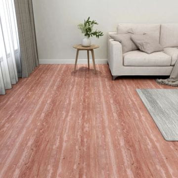 Vidaxl Samolepilne talne plošče 55 kosov PVC 5,11 m2 rdeče