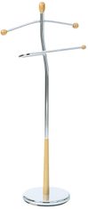 Autronic tihi služabnik, višina 118 cm, masivno kavčukovo drevo, naravno odstavek, kovinski krom, nos.5 kg 82646 NAT